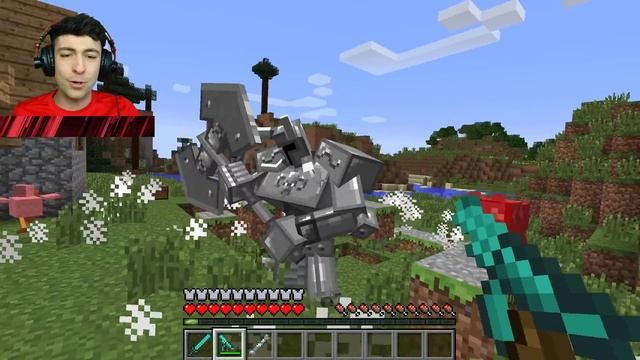 Minecraft DONT ENTER THE FOUR DOORS WITH DANGEROUS MOBS MOD / BEWARE OF MOWZIES ! Minecraft Mods смотреть онлайн