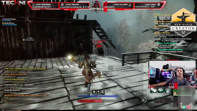 SaturYay! New World - Level 46! Heals by Korona Vyress!| PC Gaming | !subs | !follow | смотреть онлайн
