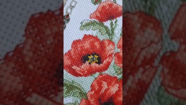 Финиш! "Маки" FixPrice Набор для вышивки. Канва с нанесенным рисунком #вышивание смотреть онлайн