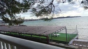 Санаторий им Ломоносова, путь от санатория до Набережной и обратно. Замёрз. 20.10.2022. Геленджик