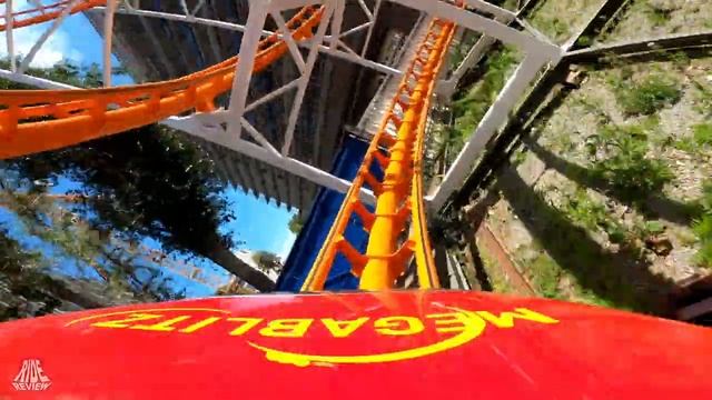 Rasante & Gute Achterbahn in der City - Megablitz - Onride / Offride - Wiener Prater - Vekoma смотреть онлайн