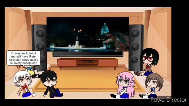 Killing bites Characters react to Transformers Dark of the moon Clips. смотреть онлайн