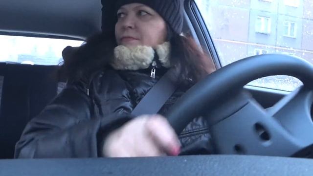 Получила права, наконец то еду за рулем #ХЕНДАЙ КРЕТА смотреть онлайн