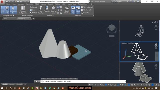 Autocad Viewports- How to Join Viewports- Viewports Autocad in Hindi смотреть онлайн