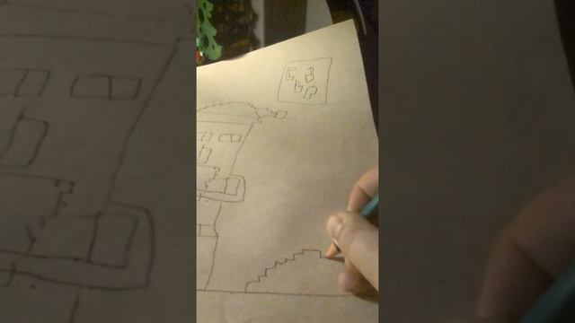 как нарисовать жителя деда мороза из Minecraft 2 часть смотреть онлайн