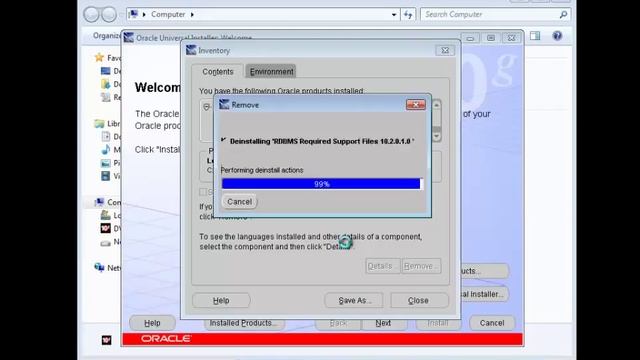 Removing Oracle client Software смотреть онлайн