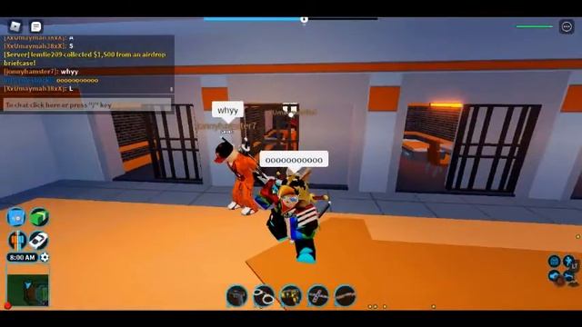 Roblox Jailbreak, Cop gameplay with a VERY SALTY PLAYER смотреть онлайн