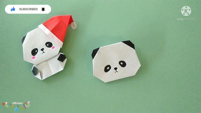 origami panda | origami animals | cute paper panda DIY смотреть онлайн