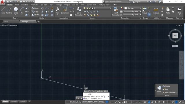 Drawing Lines using coordinates Tutorial || Beginner's guide to autocad Exercise 1 смотреть онлайн