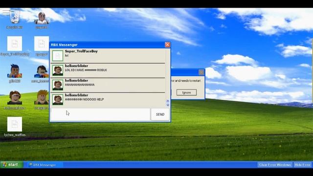 Roblox-Windows xp Flash parody смотреть онлайн