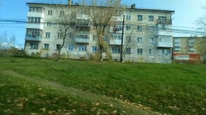 Едем по посёлку Черёмухово по улицам с Хрущёвками - Поездка от 3.10.2023г