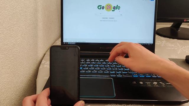 Как подключить интернет к ноутбуку через телефон! смотреть онлайн
