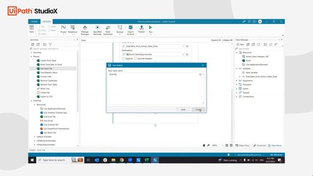 Extract and process data in Excel with StudioX смотреть онлайн