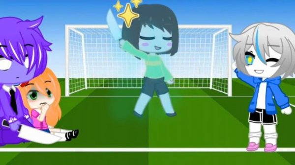 Gacha Club Singing Battle (Песенный Баттл) - Afton`s vs Undertale (1 часть | RUS)