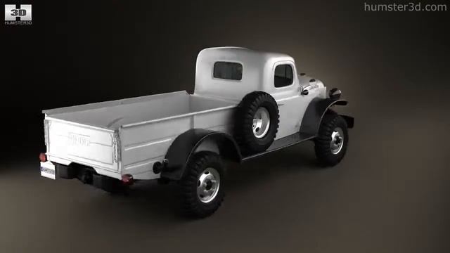 Dodge Power Wagon 1946 by 3D model store Humster3D.com смотреть онлайн