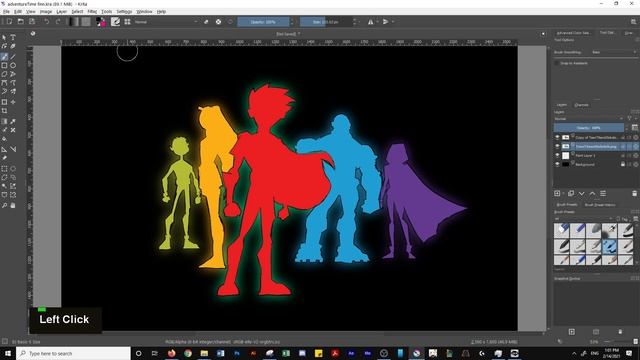 How to Make Things Glow or Add a Glow Effect in Krita смотреть онлайн