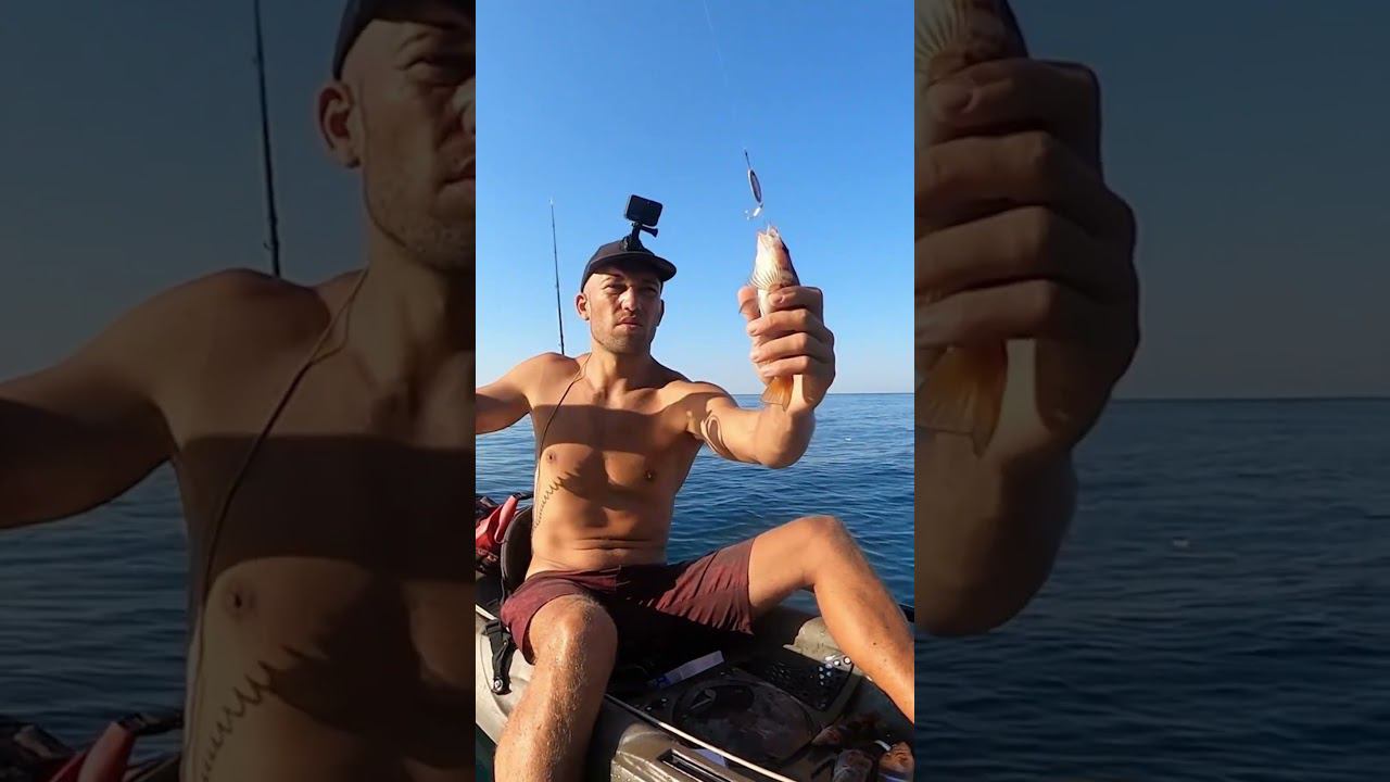 Рыбалка в Крыму! ГРУПЕРЫ Чёрного Моря на пилькер! #крым #черноеморе #каяк #рыбалка #морскаярыбалка смотреть онлайн