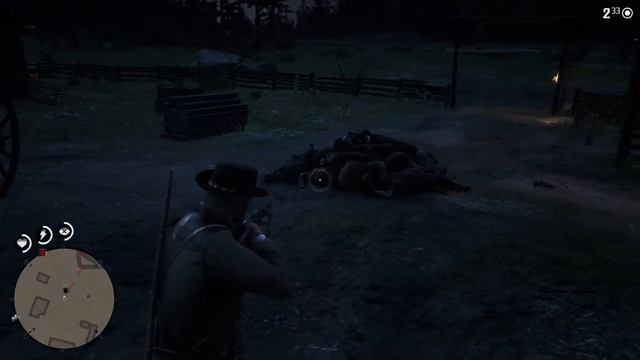 Очередной уютный вечер у костра в RDR2 смотреть онлайн