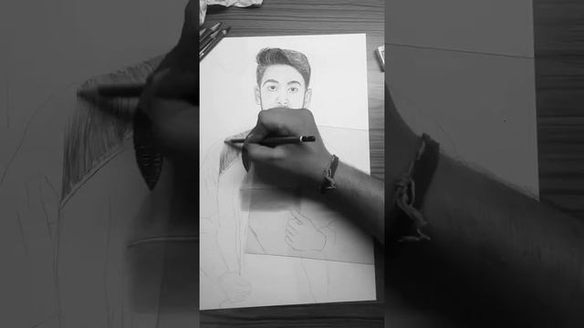 1 Minute time lapse #portrait #sketch смотреть онлайн