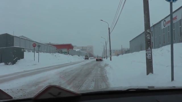 Автонакат - Практический экзамен в ГИБДД в зимнее время .1 часть. смотреть онлайн
