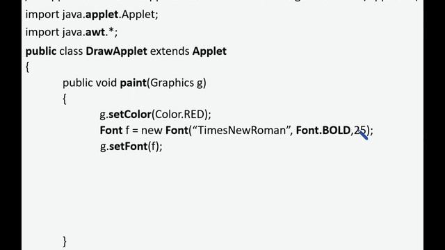 Applet Graphics - Java Programming смотреть онлайн