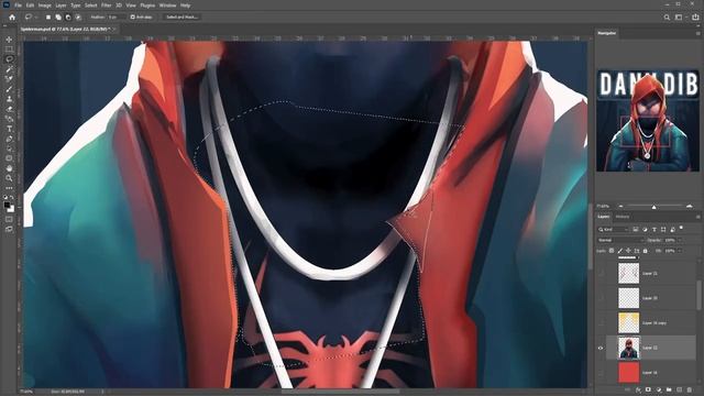 Fast Digital Art in 5 Steps | Miles Morales смотреть онлайн