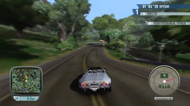 TDU - Spyker C8 Spyder T, B3 - Горная трасса смотреть онлайн