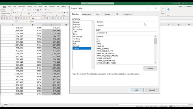 Format Numbers To Thousands (K) and Millions (M) suffix in Excel смотреть онлайн