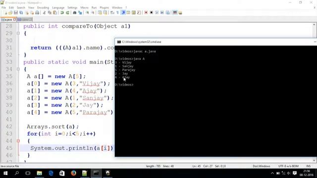 comparable and comparator in java смотреть онлайн