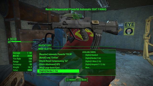 FALLOUT 4 MOD REVIEW Giat Famas смотреть онлайн