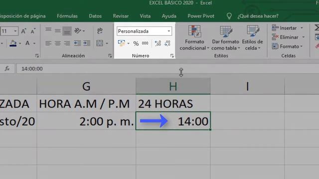 CÓMO APLICAR FORMATO DE HORA EN EXCEL (Nueva Versión) смотреть онлайн