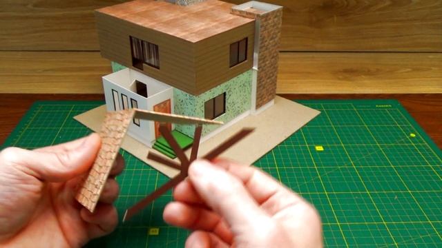 Как сделать Дом из картона Своими руками? How to make a house out of cardboard.Modern House. смотреть онлайн