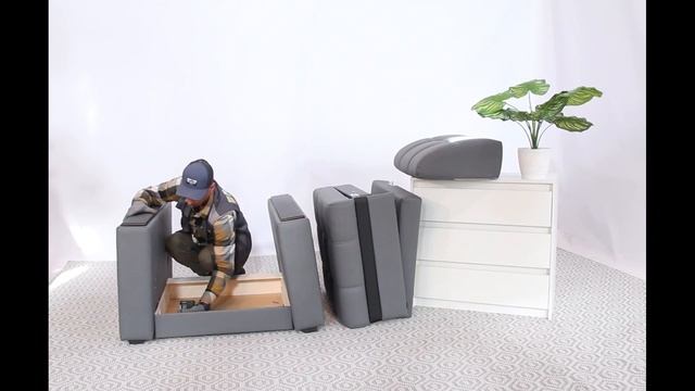 Кресло кровать Атланта, Серый {4109289}, сборка смотреть онлайн