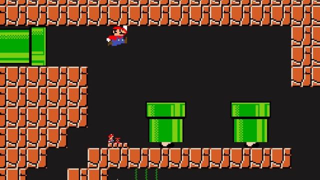 Mario and tiny Mario Escape maze full of Locked Doors смотреть онлайн