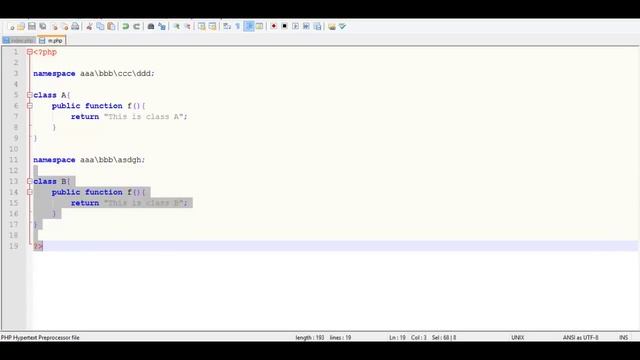 php ооп: Поименованные области, урок 14! смотреть онлайн