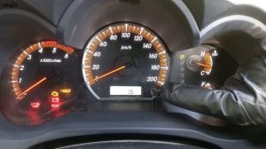 How to reset Timing Belt light (T-BELT) Toyota Hilux 2005-2014