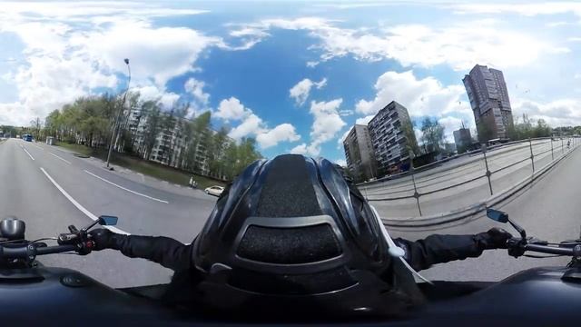 Покатушка на мото, видео 360° градусов : ClaNa ZBaT #1 смотреть онлайн