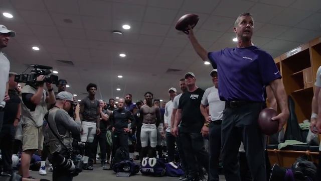 John Harbaugh's Post-Game Speech after Beating Dolphins | Baltimore Ravens смотреть онлайн