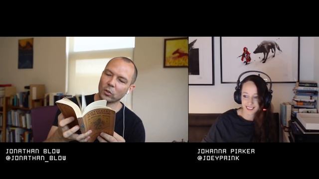 Jonathan Blow - On Game Design, Books, Movies, & Many Other Things | Gamedev Talks W Johanna Pirker