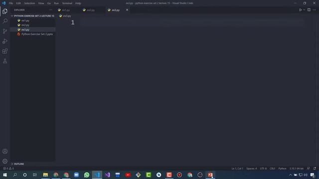 Python Exercise Set 2 - Python Tutorials For Beginners #15 смотреть онлайн