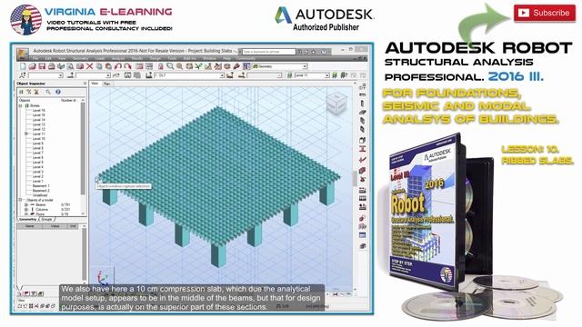 …Autodesk Robot 2016 Tutorial│Advanced Level│ Lesson 10 │Ribbed Slabs смотреть онлайн