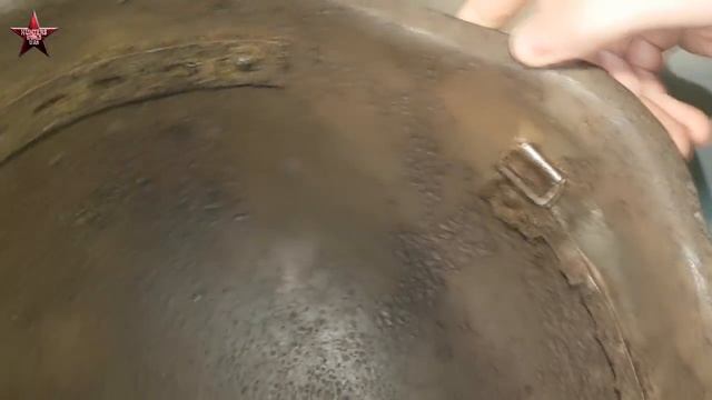 Очистка советского стального шлема (каски) СШ 40 электролизом смотреть онлайн