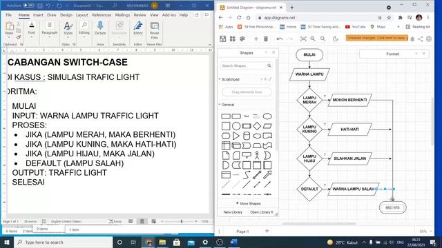 Percabangan SWITCH CASE - Algoritma Flowchart Coding Java (Netbeans) - Dasar Pemrograman JAVA смотреть онлайн