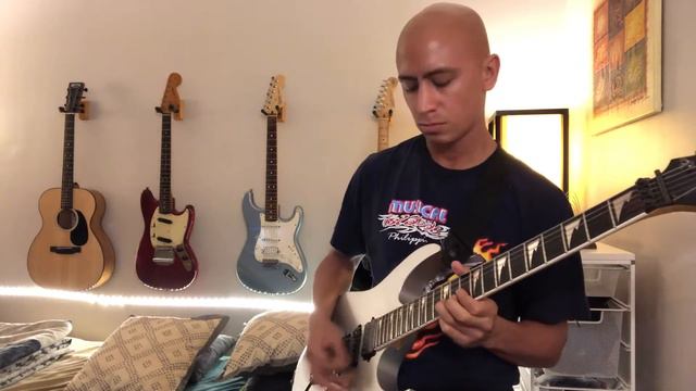 Bon Jovi “Runaway” guitar solo Ibanez RG2570 смотреть онлайн