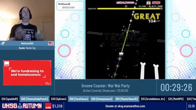 Autumn '20 | Groove Coaster: Wai Wai Party! | Active Controls Showcase | Wolfman2000 | 58:55 смотреть онлайн