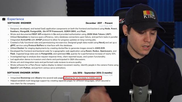 The Resume That Got Me A Fully Remote Job (Software Engineer Resume Tips) смотреть онлайн
