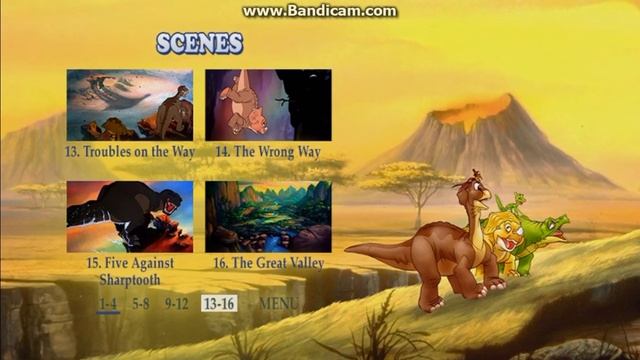 The Land Before Time (1988) 2015 DVD Menu Walkthrough смотреть онлайн