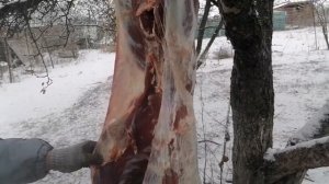Разделка козла, домашняя колбаса, из города в деревню