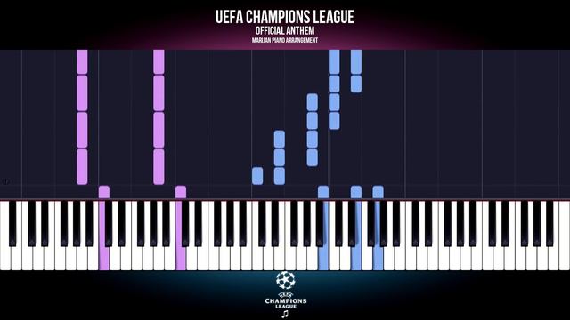 How To Play: UEFA Champions League Hymne - Official Anthem | SLOW Piano Tutorial + Sheets смотреть онлайн