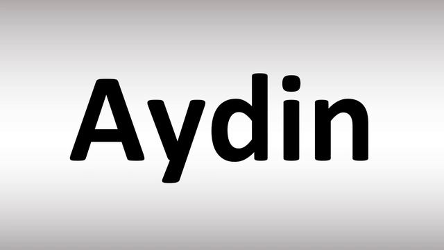 How to Pronounce Aydin смотреть онлайн